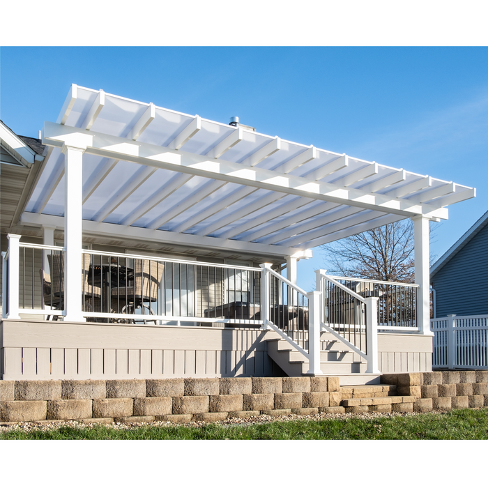 An application scenario or product detail of outdoor pergola with roof - Image 21