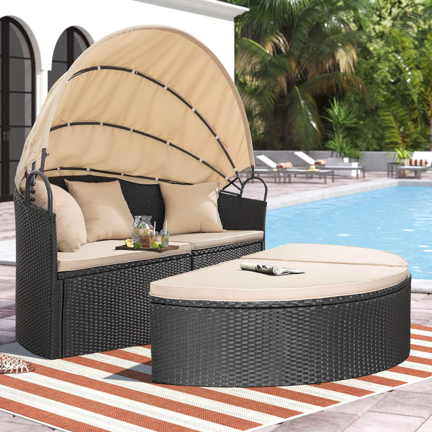 An application scenario or product detail of outdoor pool daybed - Image 8