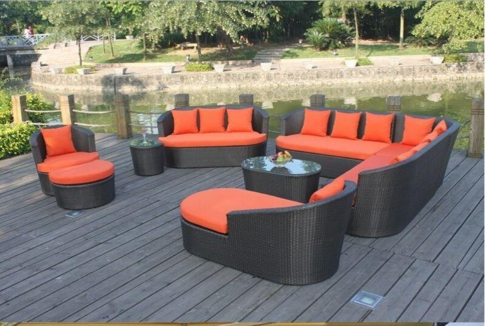 An application scenario or product detail of outdoor rattan sofa - Image 21