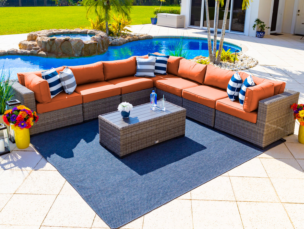 An application scenario or product detail of outdoor sectional sofa - Image 5