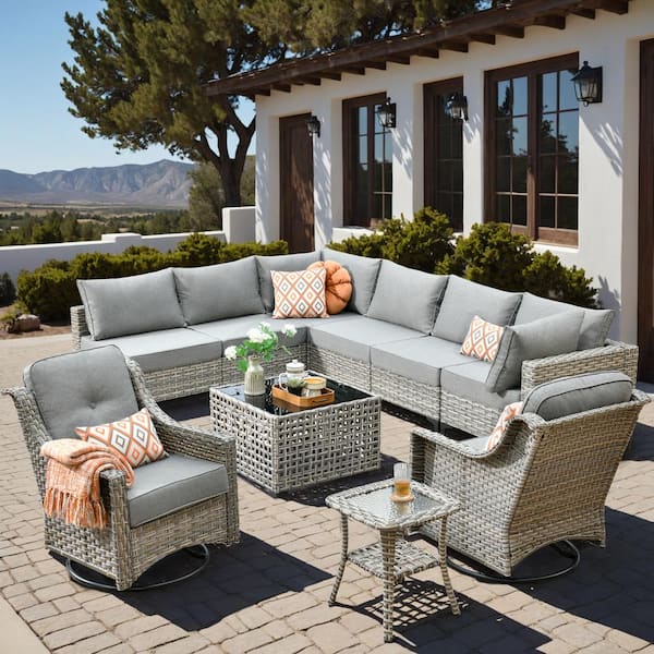 An application scenario or product detail of outdoor sofa and chair set - Image 2