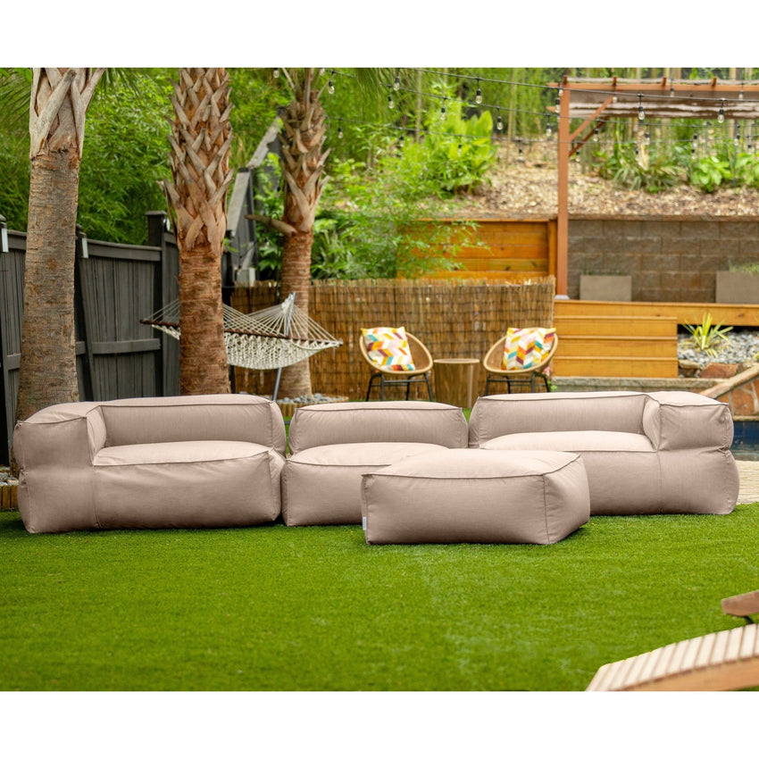 An application scenario or product detail of outdoor sofa and ottoman - Image 3