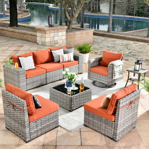 An application scenario or product detail of outdoor sofa rattan - Image 3