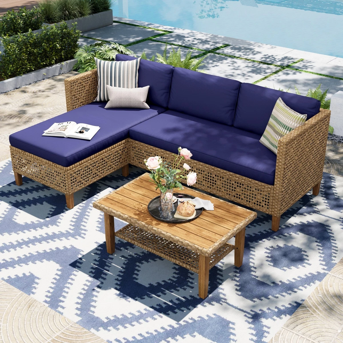 An application scenario or product detail of outdoor sofa rattan - Image 22