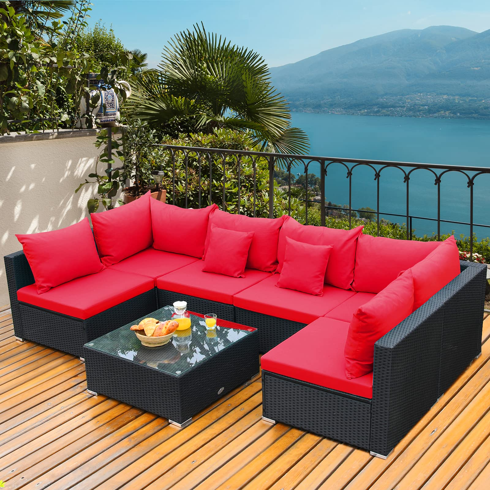 An application scenario or product detail of outdoor sofa rattan - Image 23