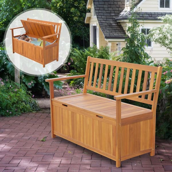 An application scenario or product detail of outdoor storage bench waterproof - Image 11