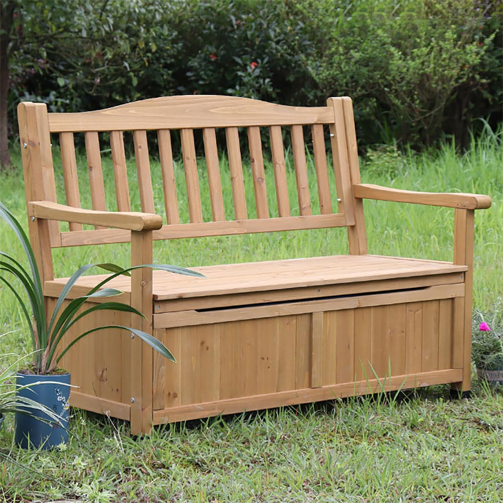 An application scenario or product detail of outdoor storage bench waterproof - Image 19