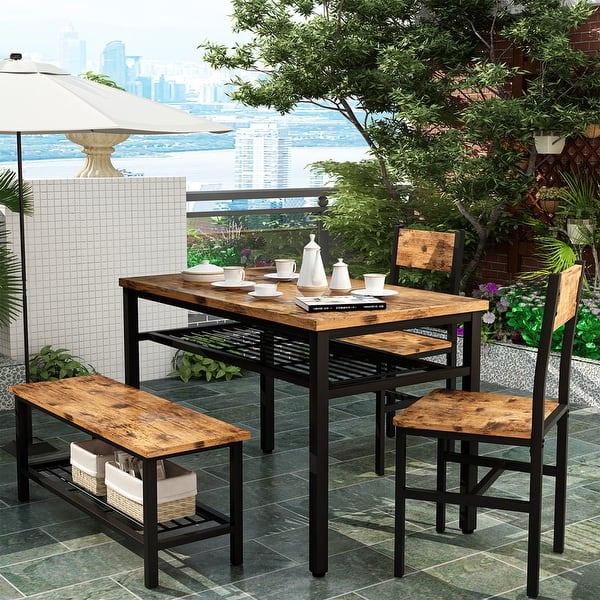 An application scenario or product detail of outdoor table and bench - Image 12