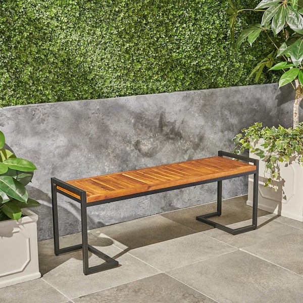 An application scenario or product detail of outdoor teak bench - Image 3