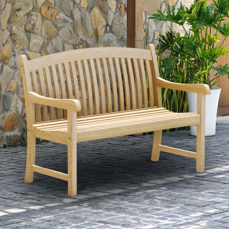 An application scenario or product detail of outdoor teak bench - Image 15