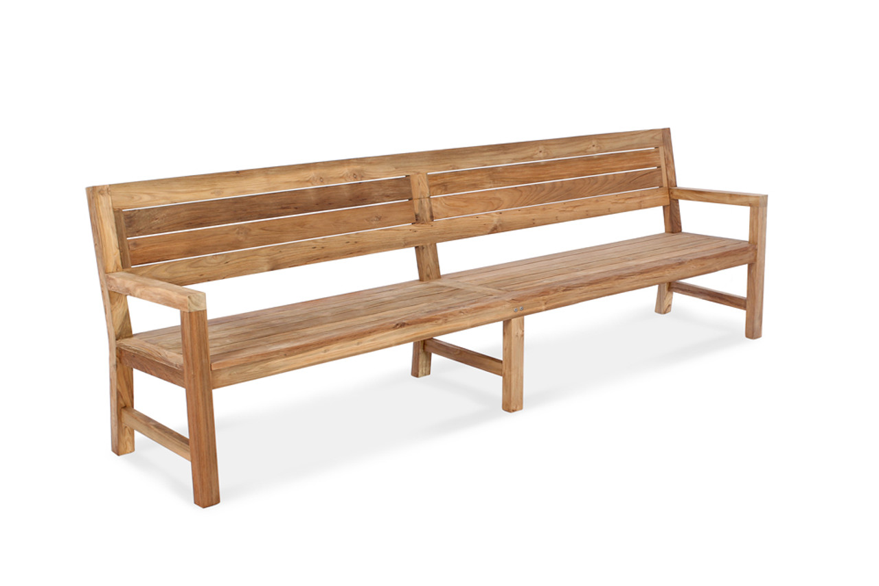 An application scenario or product detail of outdoor teak bench - Image 20
