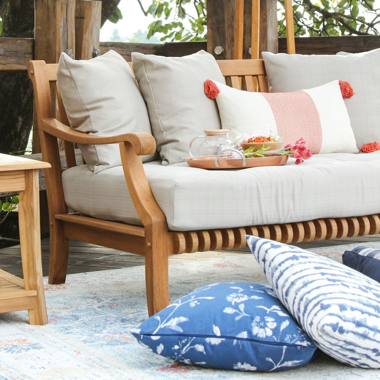 An application scenario or product detail of outdoor teak daybed - Image 5