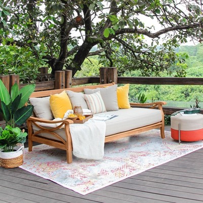 An application scenario or product detail of outdoor teak daybed - Image 19
