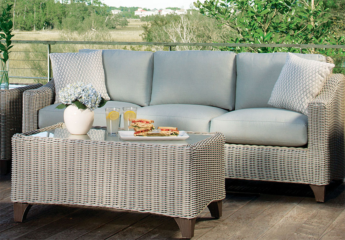 An application scenario or product detail of outdoor wicker sofa - Image 10