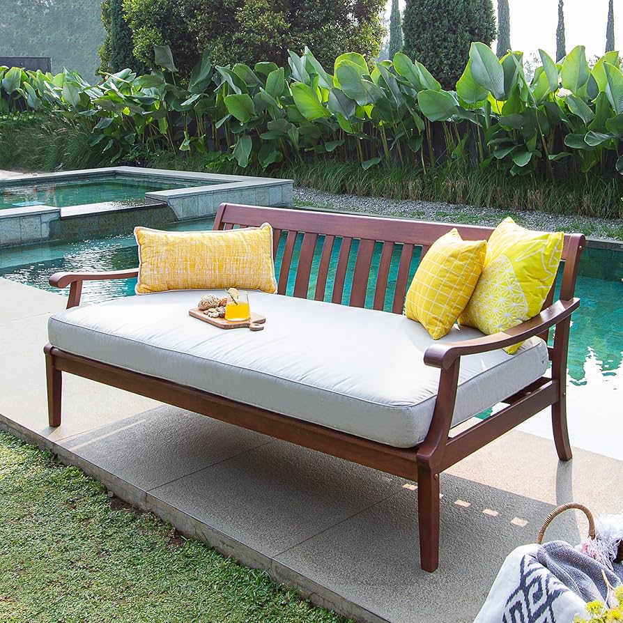 An application scenario or product detail of outdoor wood daybed - Image 3