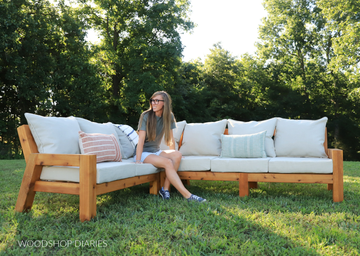 An application scenario or product detail of outdoor wood sofa - Image 21