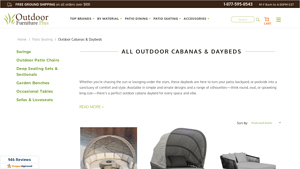 Outdoor Furniture Plus - Patio Cabanas & Daybeds