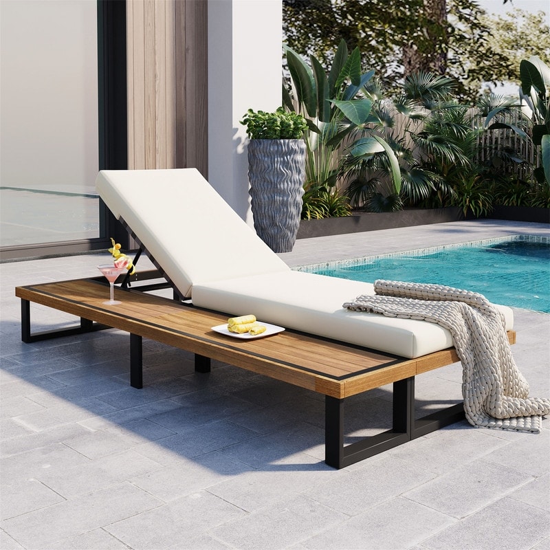 An application scenario or product detail of oversized outdoor chaise lounge chair - Image 13