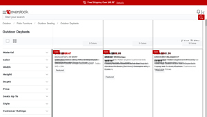 Overstock - Outdoor Daybeds