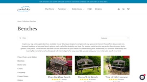 Painted Sky Designs - Outdoor Benches