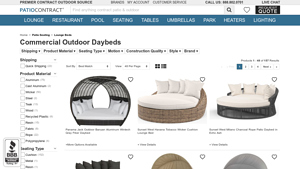 PATIO CONTRACT - Outdoor Daybeds