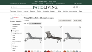Woodard - Wrought Iron Chaise Lounges
