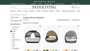 PatioLiving - Outdoor Wicker Daybeds