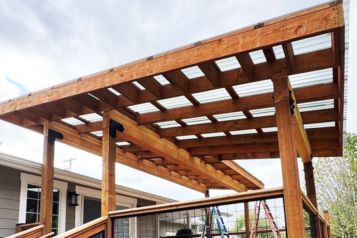 An application scenario or product detail of pergola construction - Image 14