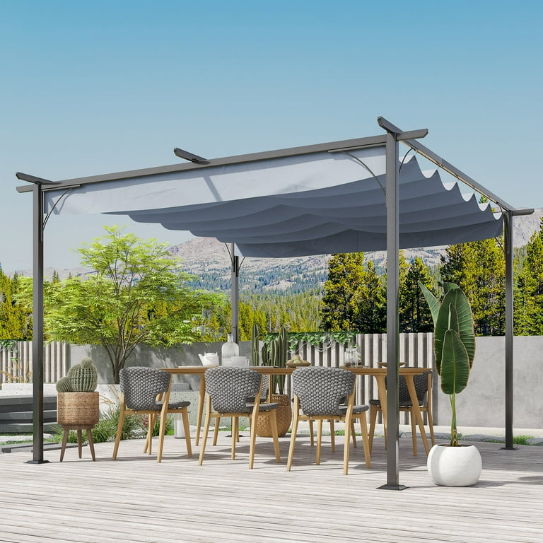 An application scenario or product detail of pergola with canopy - Image 8