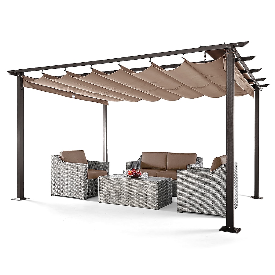 An application scenario or product detail of pergola with canopy - Image 15