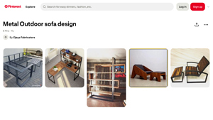 Pinterest - Metal Outdoor Sofa Designs