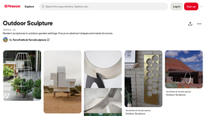 Pinterest - Outdoor Sculpture and Modern Art