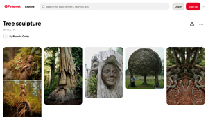 Pinterest - Tree Sculpture Ideas
