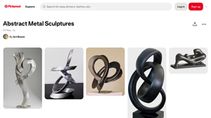 Pinterest - Abstract Metal Sculptures