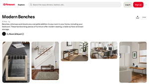 Pinterest - Modern Benches & Stools