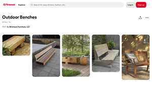 Pinterest - Outdoor Benches & Ideas