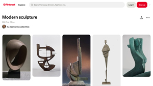 Pinterest - Modern Sculpture Inspiration