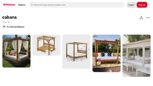 Pinterest - Outdoor Daybeds and Cabana Ideas