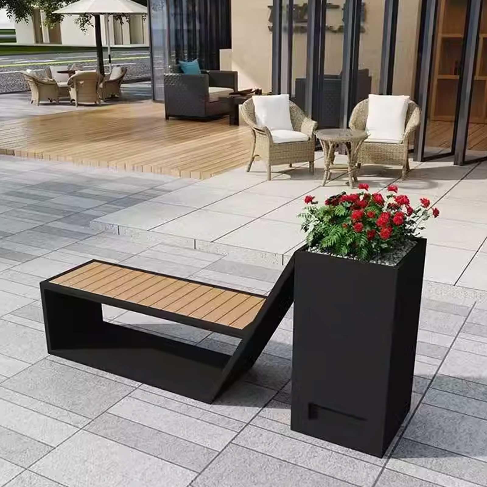 An application scenario or product detail of planter bench - Image 10