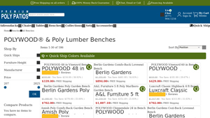 POLYWOOD - 48 in Vineyard Bench