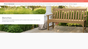 POLYWOOD - All-Weather Outdoor Benches
