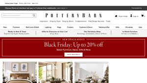 Pottery Barn - Indio Eucalyptus Outdoor Double Chaise Lounge