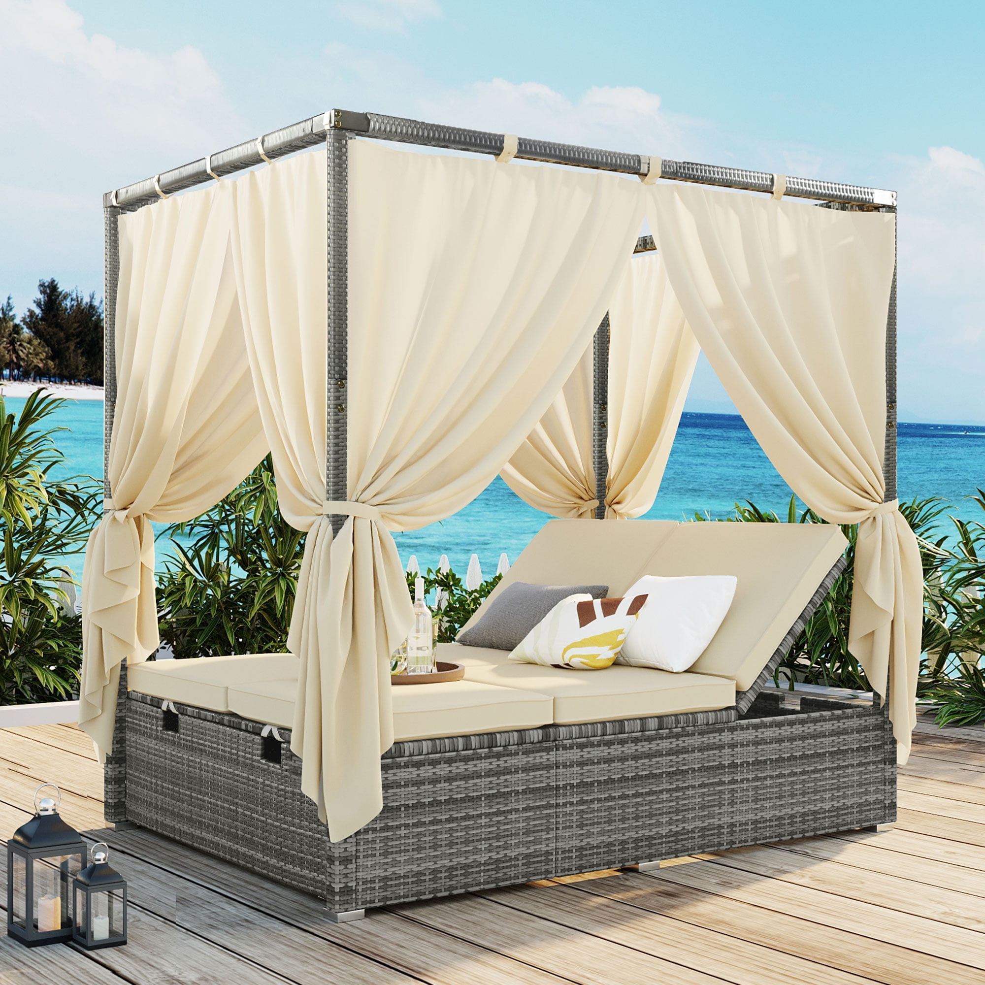 Featured image for the rattan daybed outdoor guide