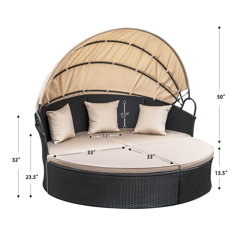 An application scenario or product detail of rattan outdoor daybed - Image 18