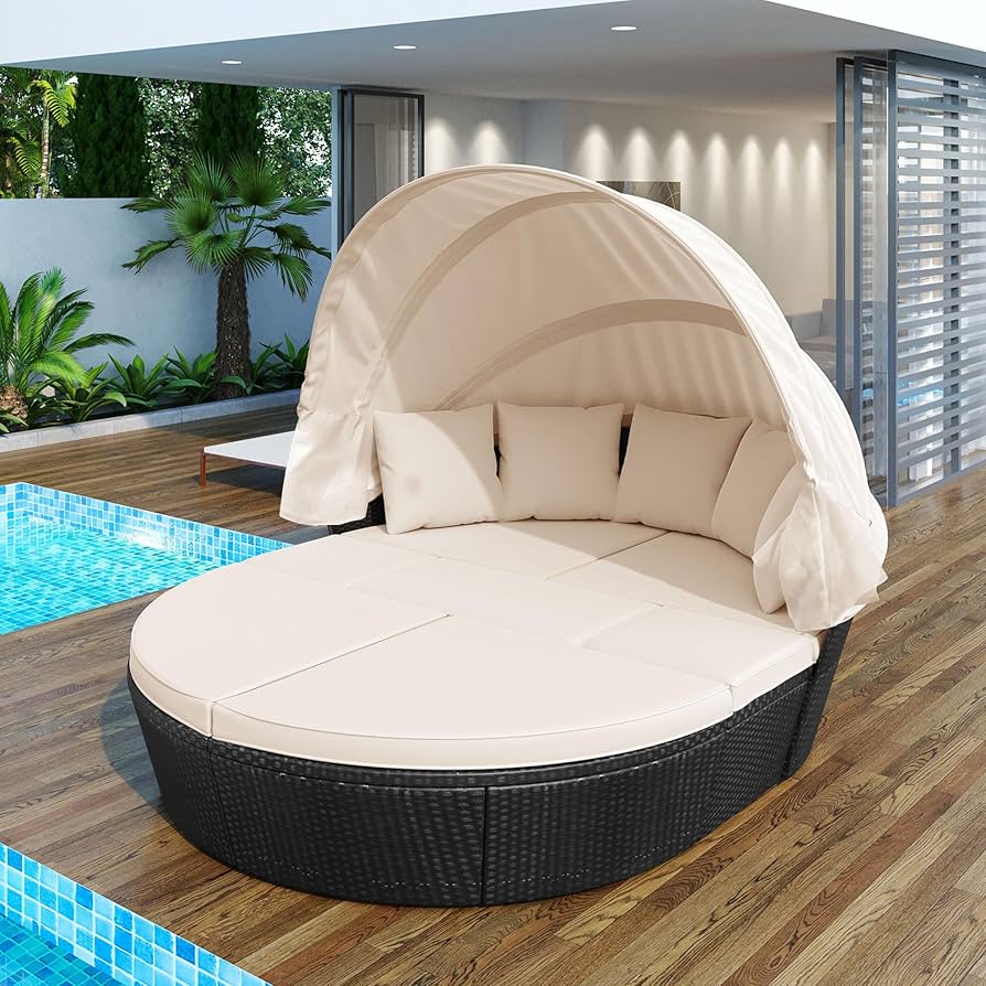 An application scenario or product detail of rattan outdoor daybed - Image 22