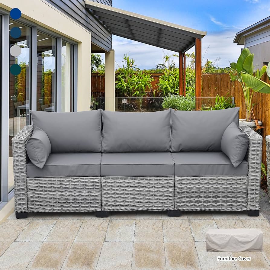 An application scenario or product detail of rattan sofa outdoor - Image 12