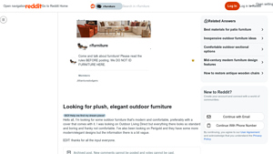 Chicory - Outdoor Sofas with Deep Cushions