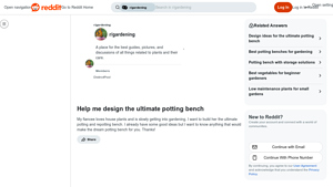 GardenPro - Multi-Functional Potting Bench