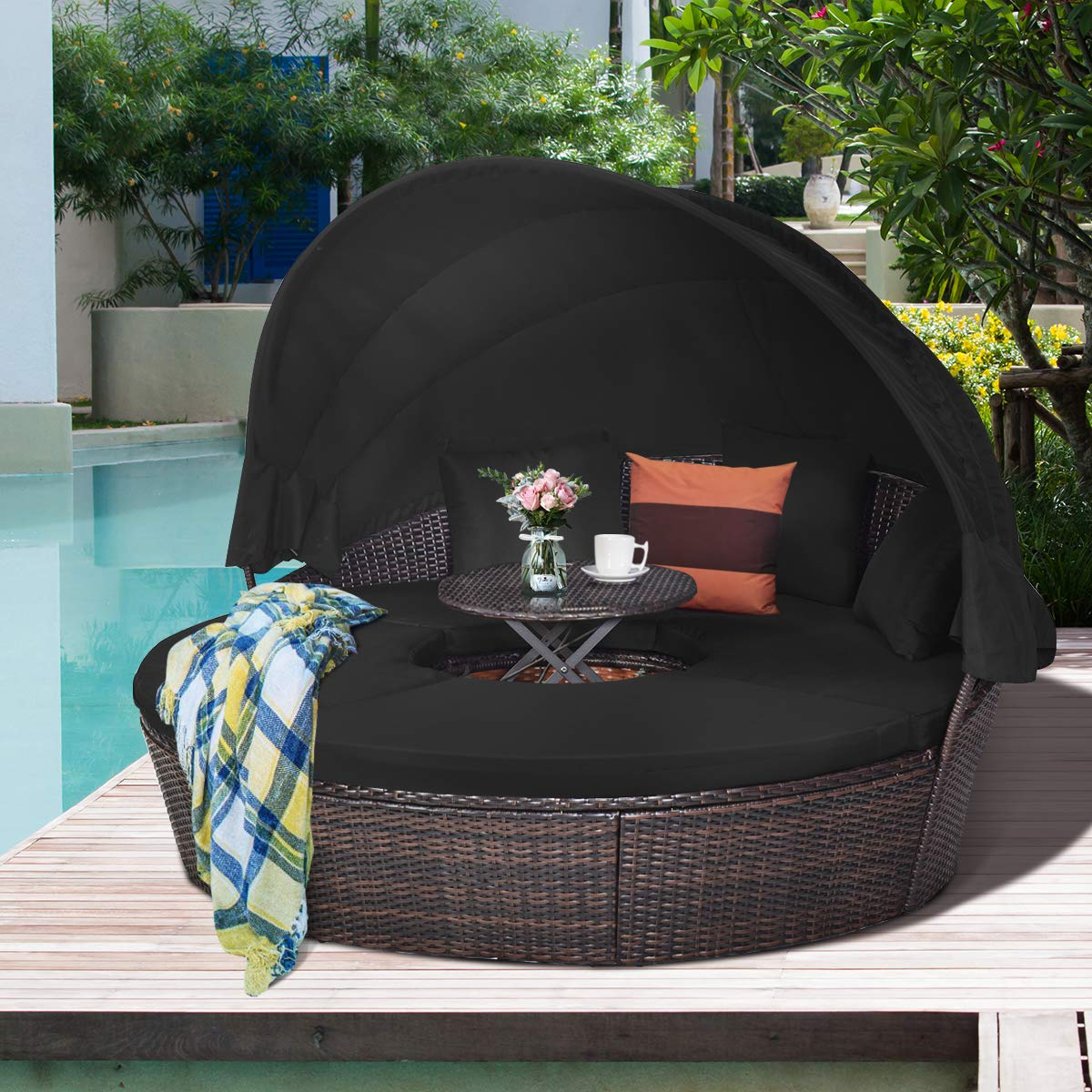 An application scenario or product detail of round outdoor daybed - Image 13