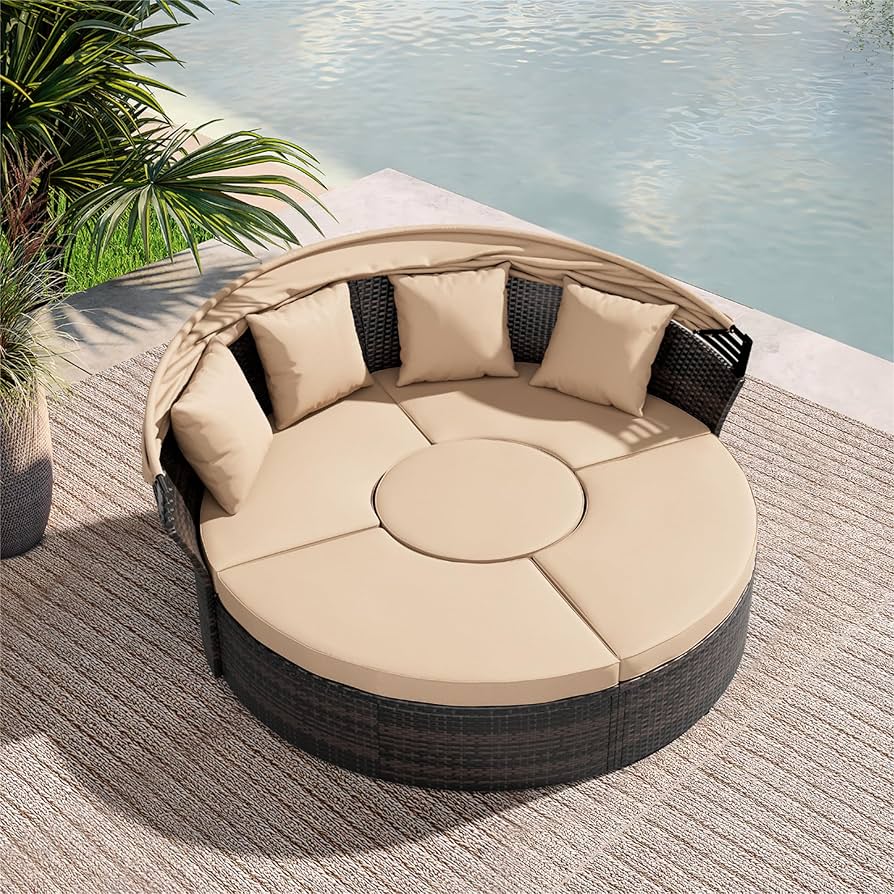 An application scenario or product detail of round outdoor daybed - Image 20